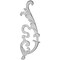 Ekena Millwork 13"W x 6 1/4"H x 3/4"P Kirke Onlay, Right ONL13X06X00KI-R - alternate 1